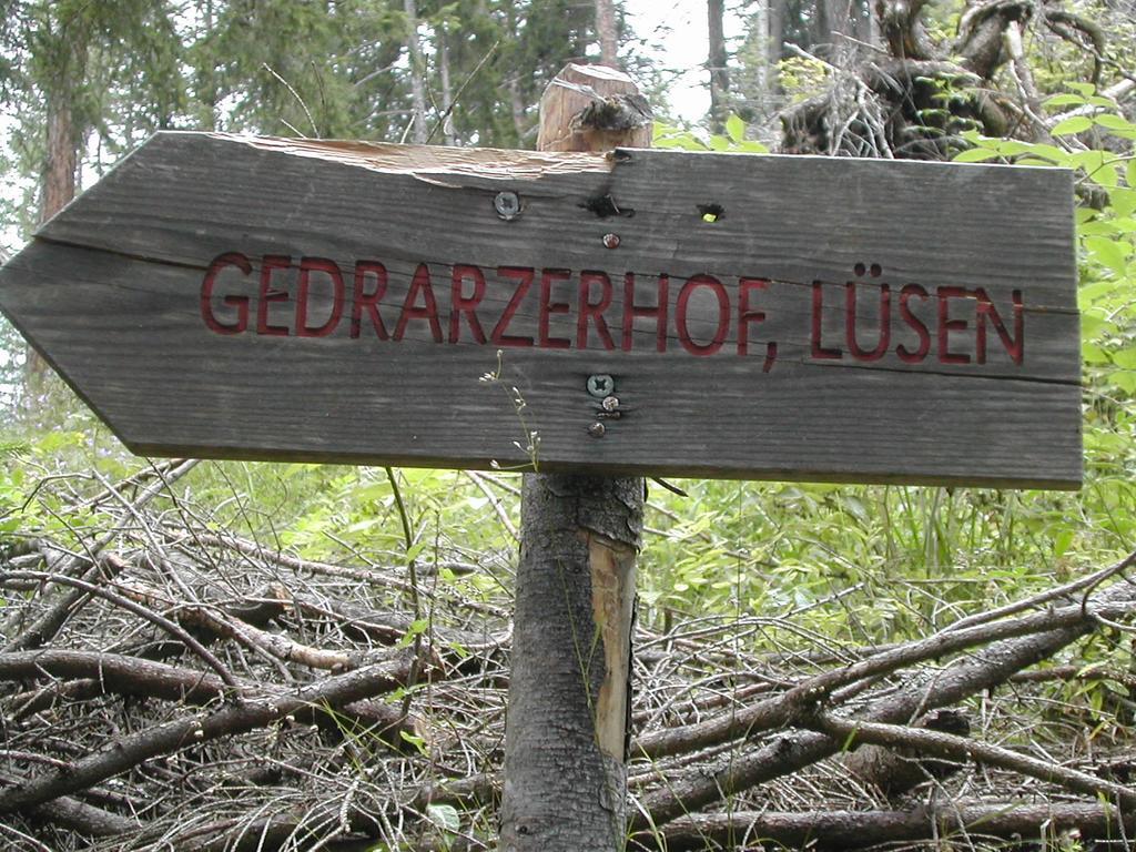 Gedrarzerhof Apartman Luson Kültér fotó